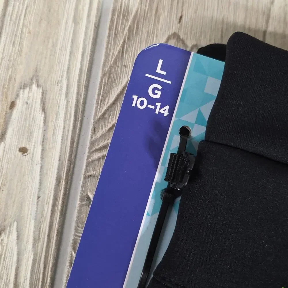 Head Black Ultrafit Touchscreen Winter Gloves Kids Size Large Ages 10-14 NEW